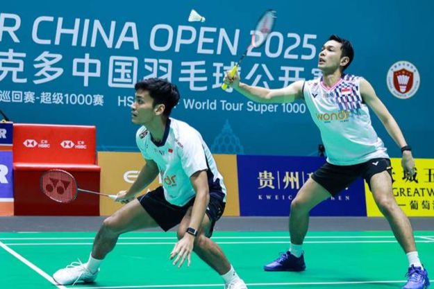 China Open 2025: Fajar/Fikri Melaju ke Final Usai Tumbangkan Ganda Tuan Rumah dalam 2 Set