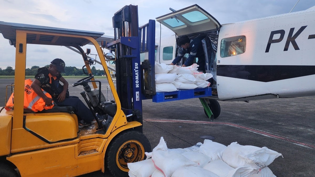BMKG Tabur Es ke Udara untuk Atasi Kabut Asap Karhutla Kalimantan dan Sumatera