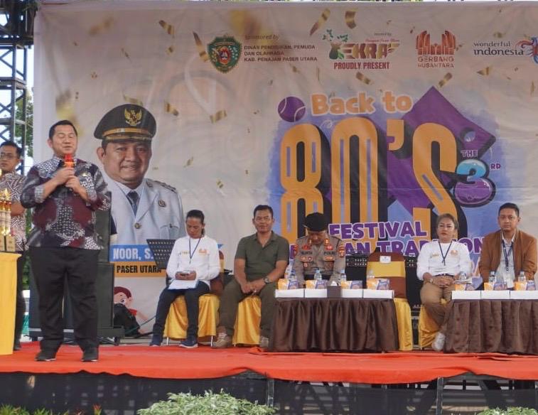 Bupati PPU Tutup Festival Back to 80’s, Mudyat: Masyarakat Bernostalgia