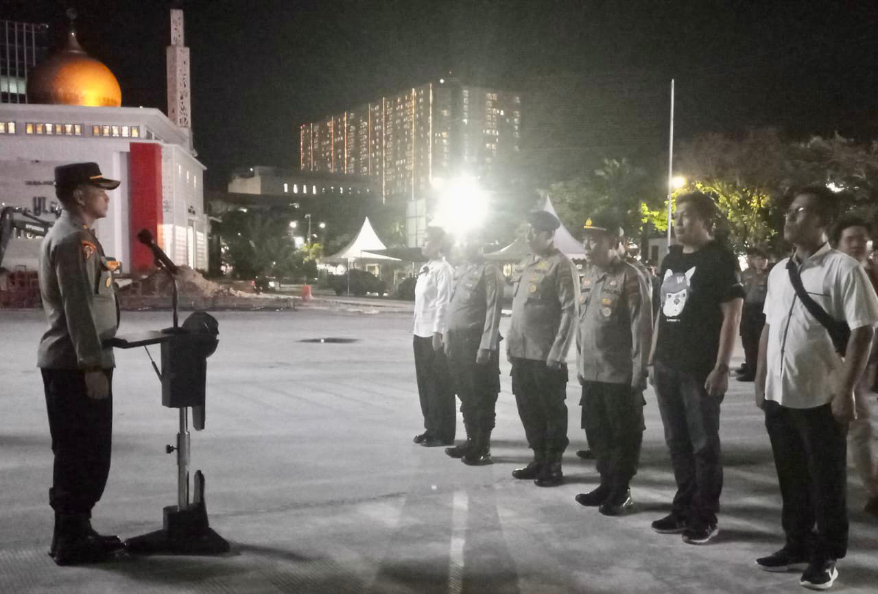 Ratusan Personel Polisi Amankan Kunjungan Presiden RI dan Gala Dinner APEKSI XVII