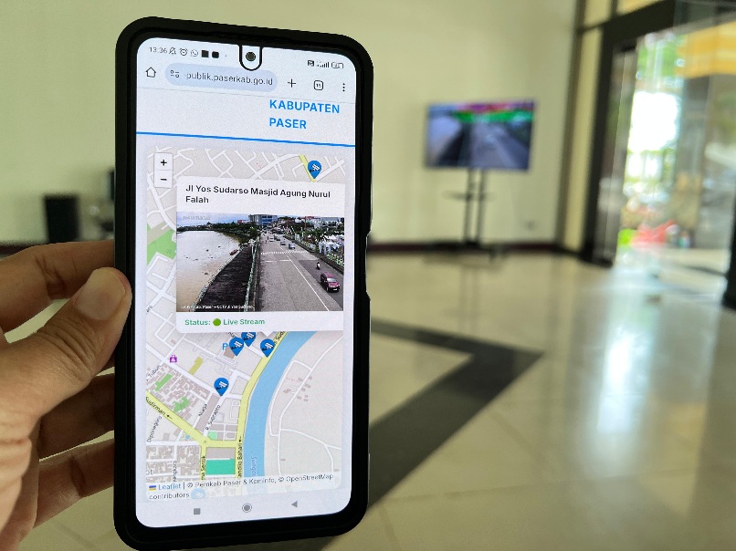 Pemkab Paser Hadirkan Portal CCTV Berbasis Peta, Bisa Diakses Lewat Web 