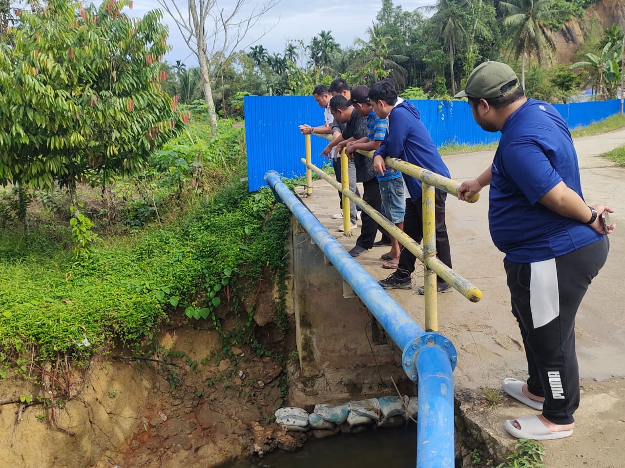 Ombudsman Kaltim Terima Aduan Warga Gunung Lingai Terkait Kondisi Jembatan Perumahan Graha Mandiri 2