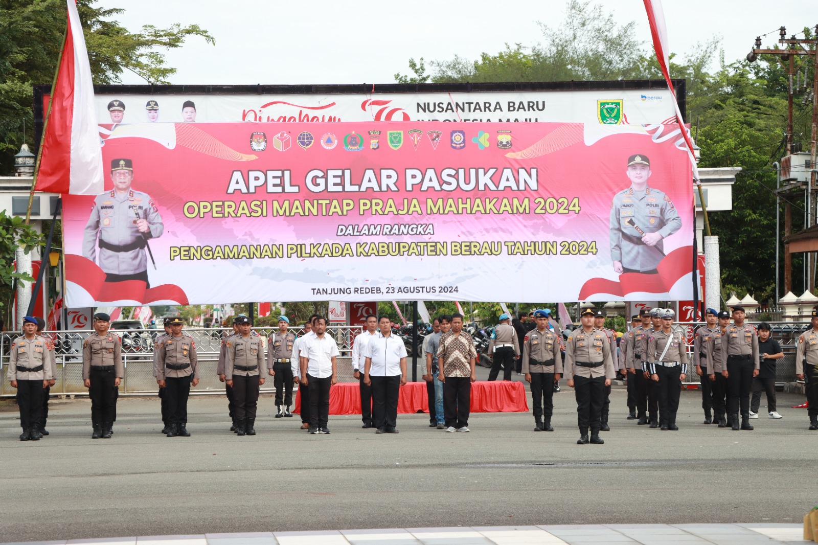 Polres Berau Siapkan 420 Personel untuk Amankan Pilkada 2024