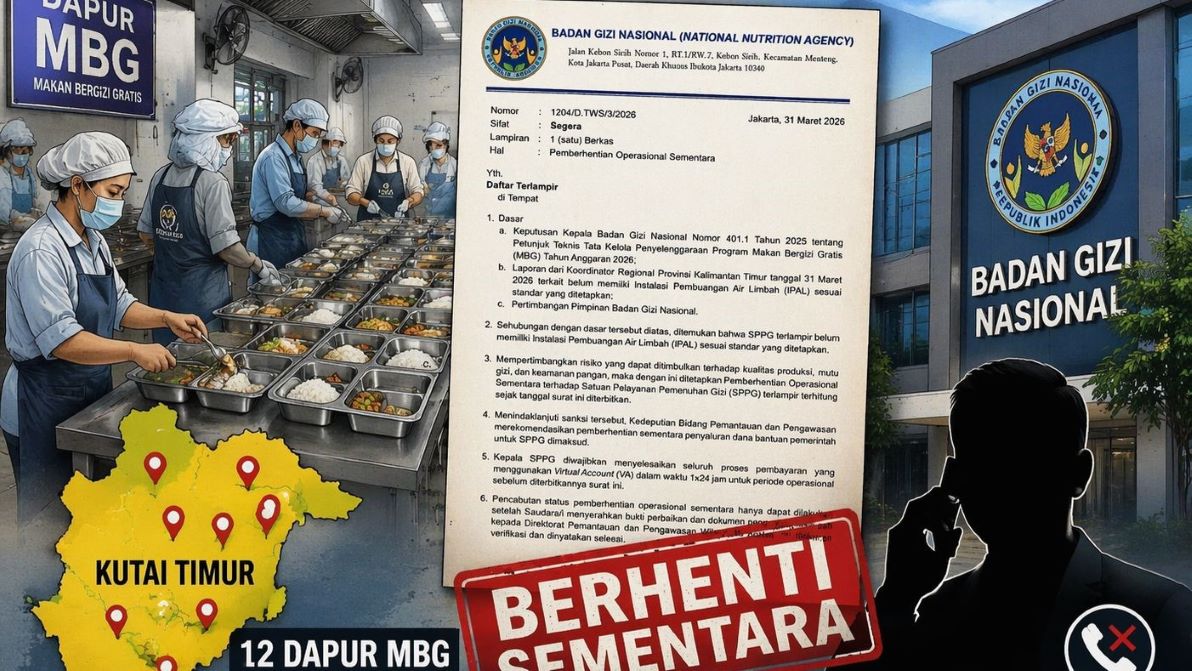 Mendadak Disetop, 12 Dapur MBG di Kutim Tersandung Masalah Limbah
