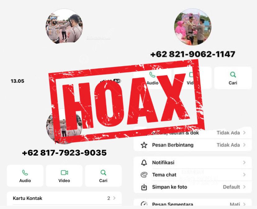  Waspada! Dua Nomor Whatssapp Ini Berani Minta Uang Pakai Nama dan Foto Kapolres Mahulu 