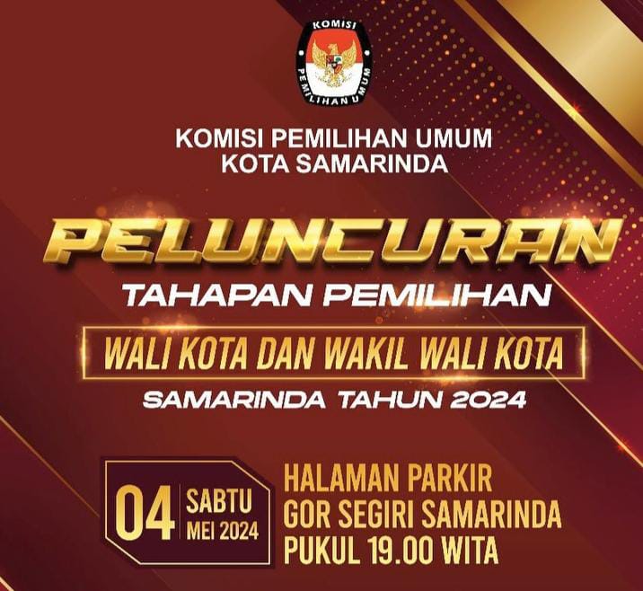 Besok KPU Samarinda Launching Tahapan Pilkada 2024