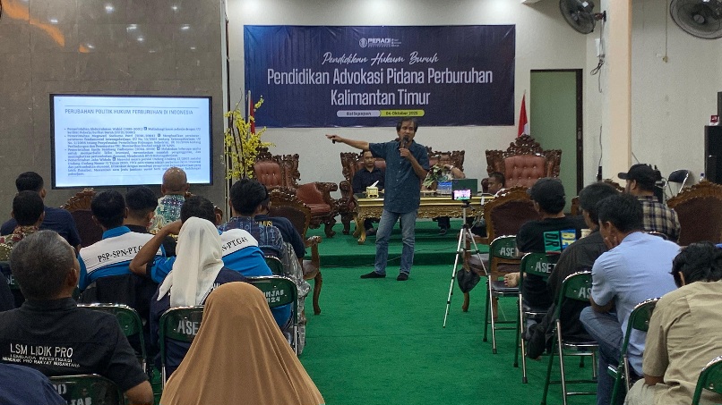  Pendidikan Advokasi Pidana Perburuhan di Balikpapan Bahas Kedudukan Buruh dalam Perspektif HAM 