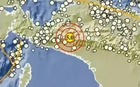 Gempa Magnitudo 5,1 Guncang Intan Jaya Papua