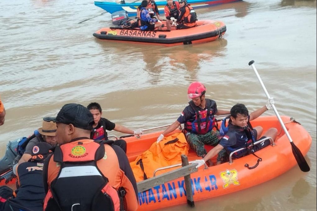 Korban Tenggelam di Sungai Mahakam Ditemukan setelah 2 Hari Pencarian, Terlempar dari Perahu Ketinting