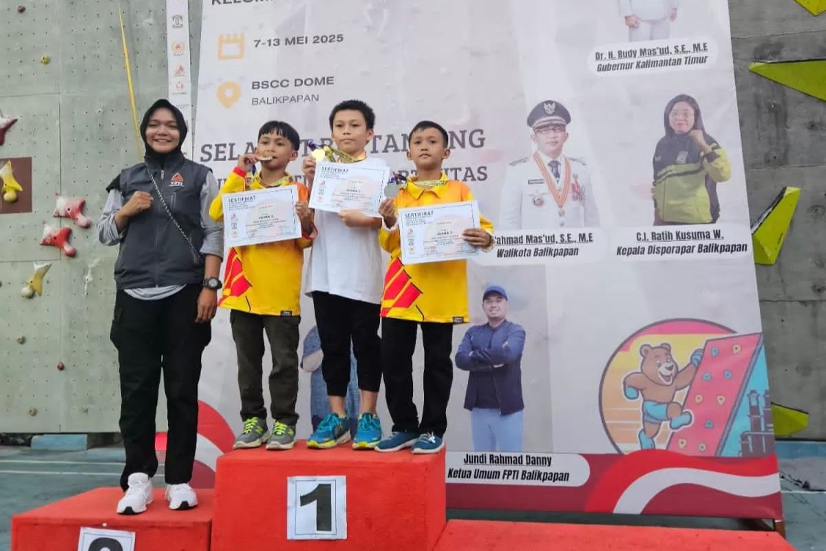 Potensi Daerah Bersinar di Kejurprov Panjat Tebing Kaltim, Pembinaan Atlet Terus Bergerak