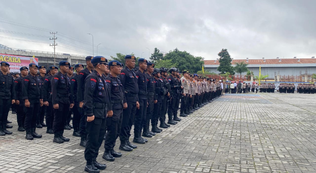 Polresta Samarinda Kerahkan 980 Personel untuk Kawal Aksi Massa di DPRD Kaltim