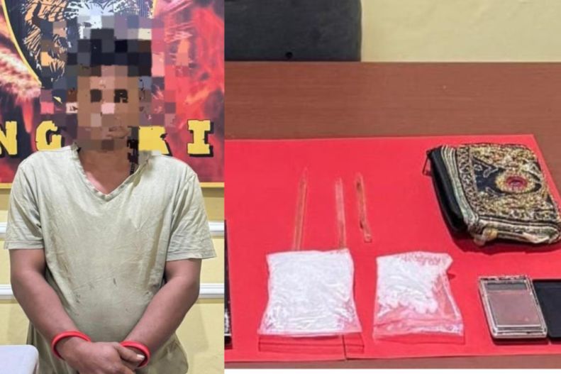 Bandar Narkoba di Long Ikis Ditangkap Polisi, Sabu 61,7 Gram Disita