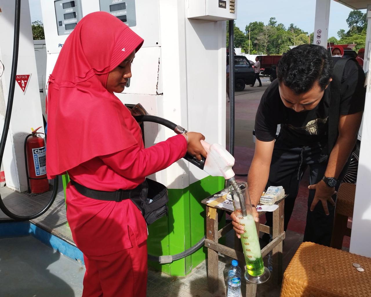 Antisipasi BBM Bercampur Air, Sidak SPBU Nipah-Nipah PPU Dinyatakan Aman