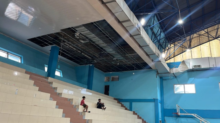 Kondisi GOR Pemuda Berau Memperihatinkan 