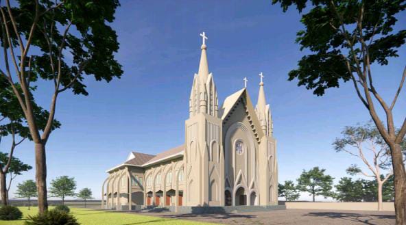 Siapkan Anggaran Rp 63 Miliar, Gereja Santo Bonifasius di Mahulu Resmi Dibangun