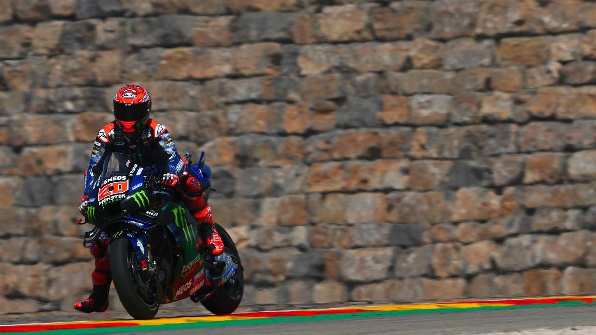Yamaha Ngos-ngosan di Aragon, Fabio Quartararo: Hampir Pole dari Belakang