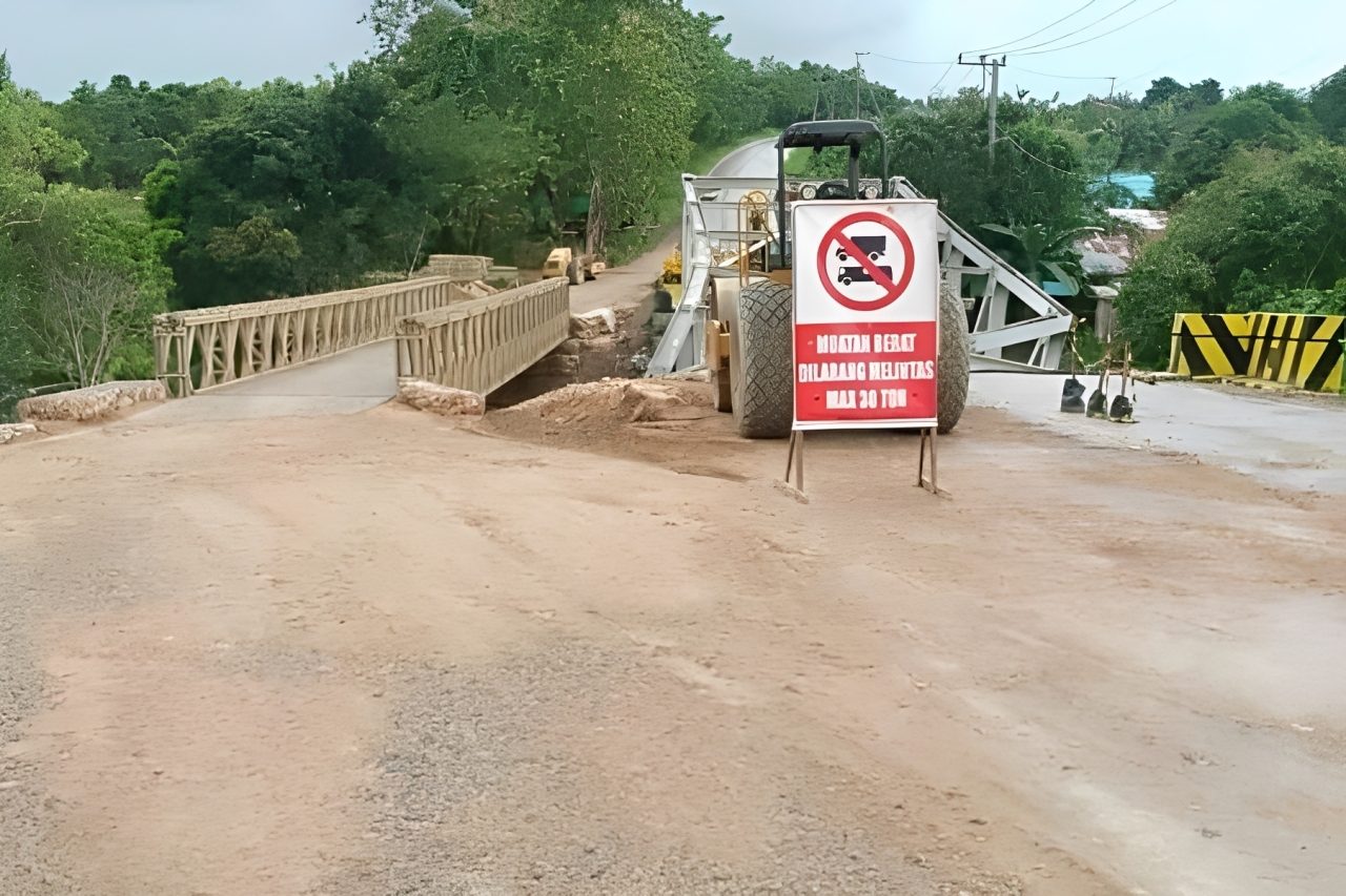 Ganti Rugi untuk Jembatan Sei Busui Belum Jelas, Jembatan Bailey Dipertahankan hingga Tahun Depan