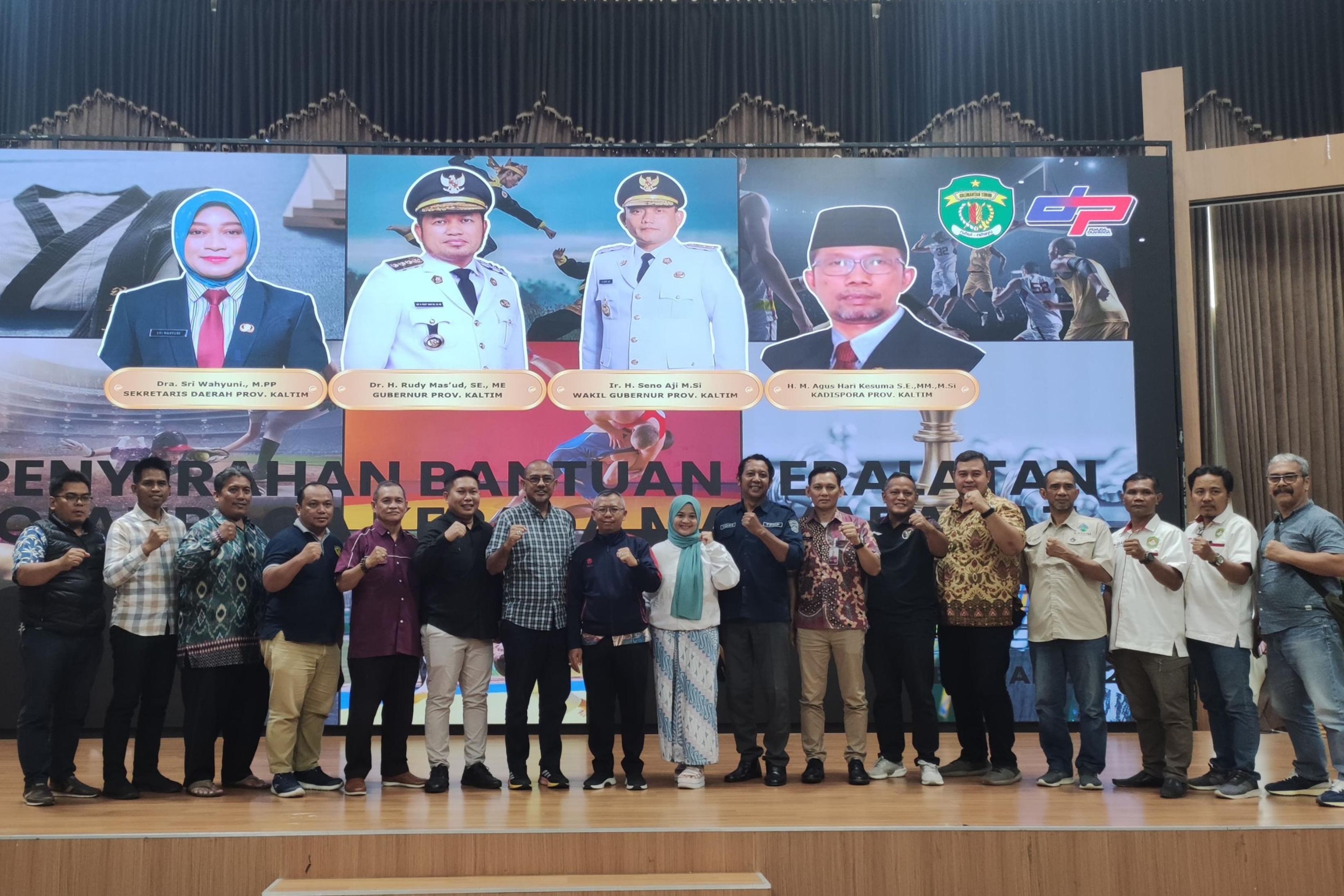 13 Cabor Terima Peralatan Baru, Dispora Kaltim Minta Pembinaan Lebih Serius