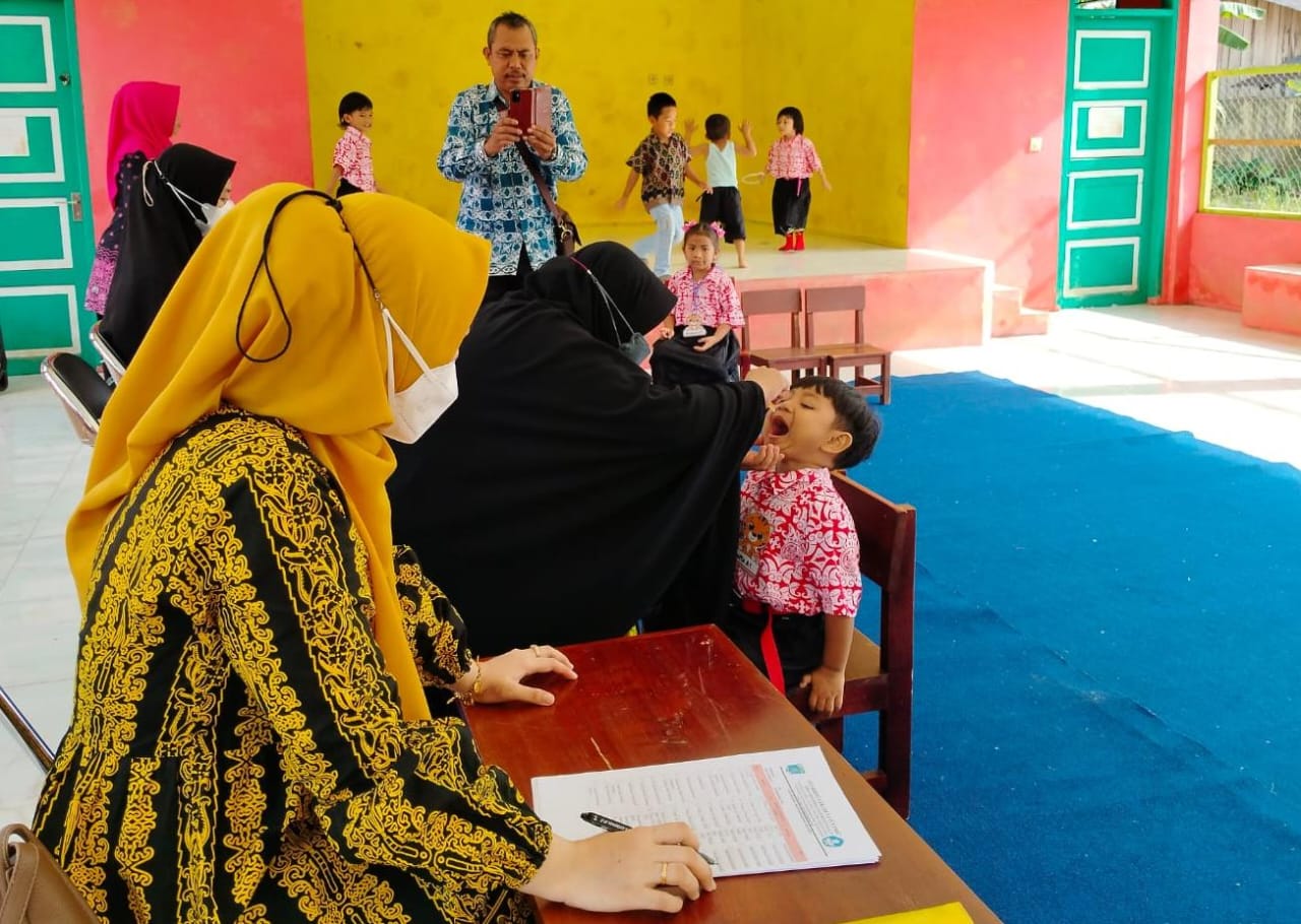 38.893 Anak di Paser Diberi Vaksin Polio