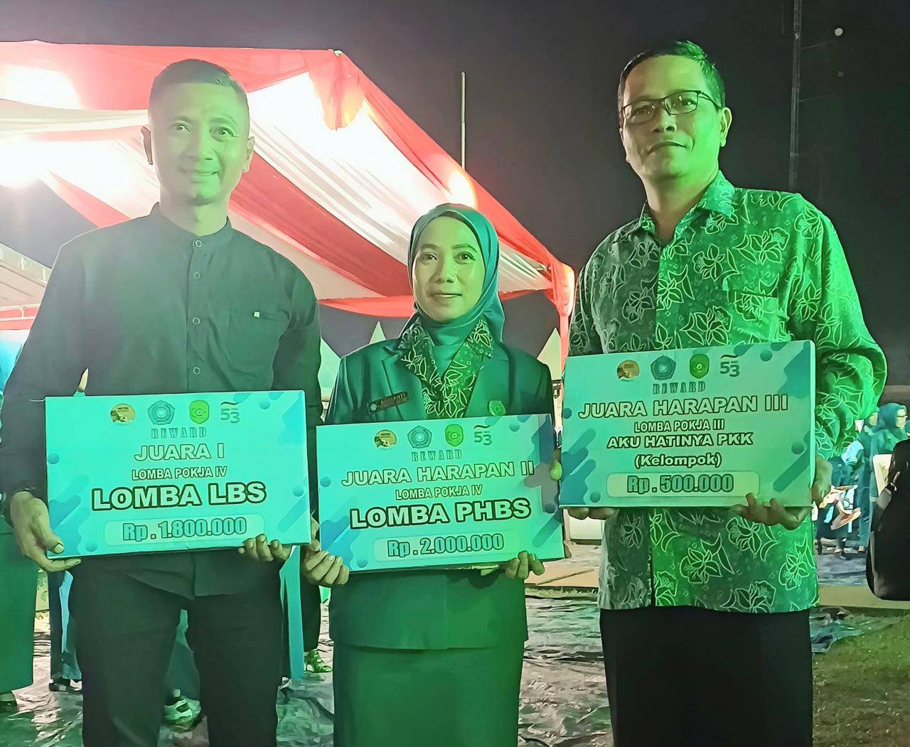 Kelurahan Maluhu Raih Juara di 3 Kategori Lomba HKG PKK Se-Kukar