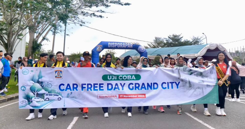 Disporapar Balikpapan Gelar Uji Coba CFD di Grand City, Libatkan Puluhan UMKM 