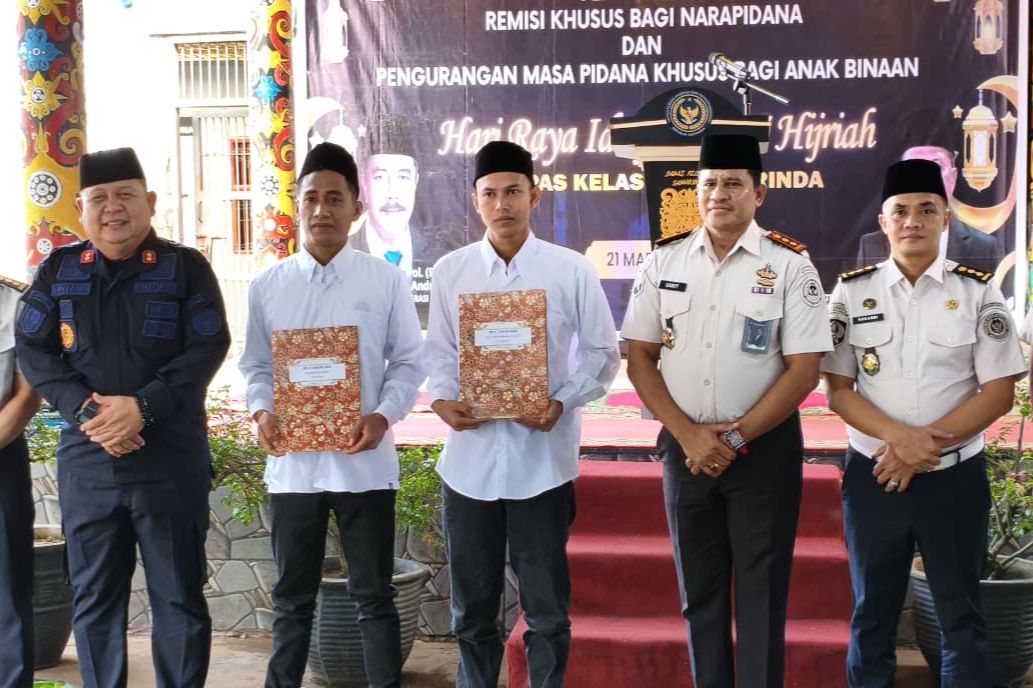 8.330 Warga Binaan di Kaltim-Kaltara Terima Remisi Idulfitri, 56 Orang Langsung Bebas