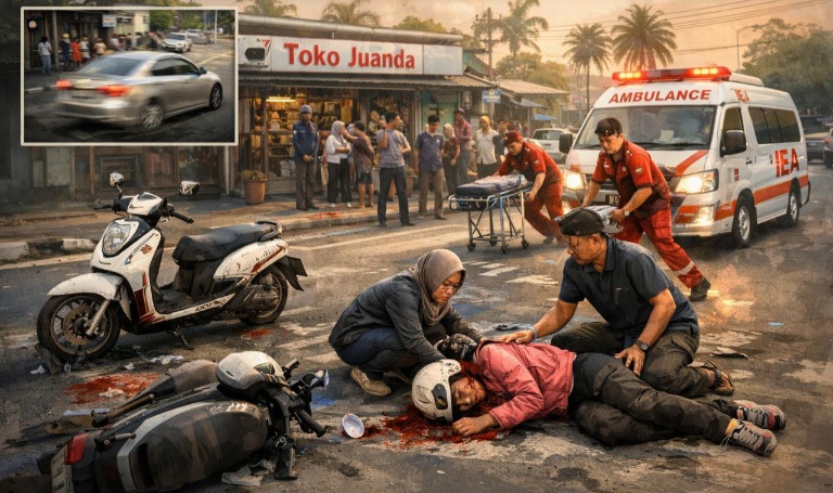 Tabrak Lari di Jalan IR Juanda, Warga Tanjung Laut Indah Meninggal Dunia