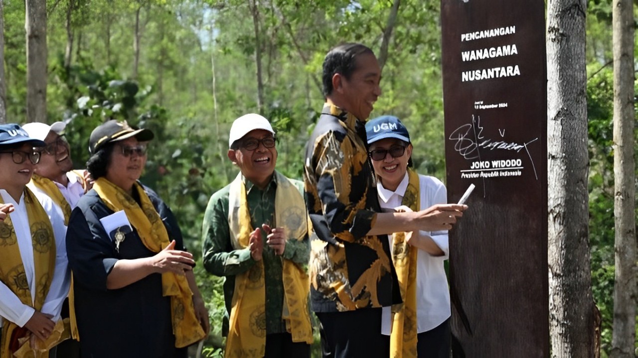 Jokowi Serahkan 621 Hektare Hutan di IKN ke UGM, untuk Riset dan Pendidikan