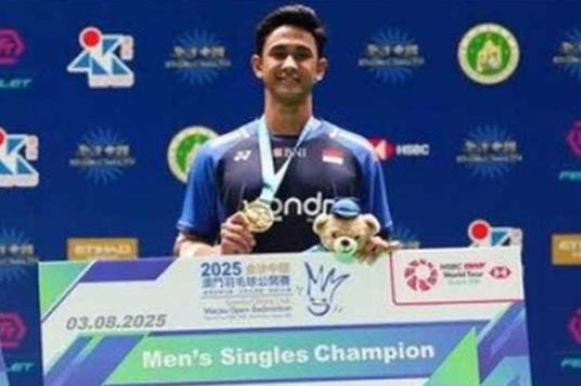 Alwi Farhan Juarai Macau Open 2025 setelah Tundukkan Wakil Malaysia, Ganda Putra Kalah