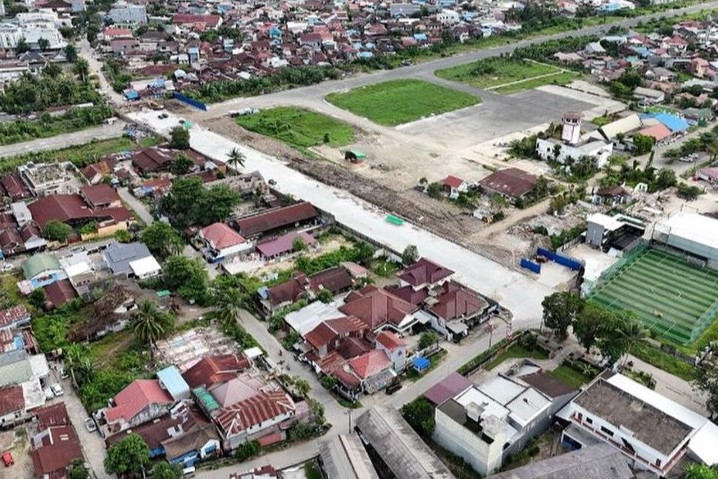 Jalan Tembusan Eks Bandara Temindung, Samarinda Dibuka Februari Mendatang