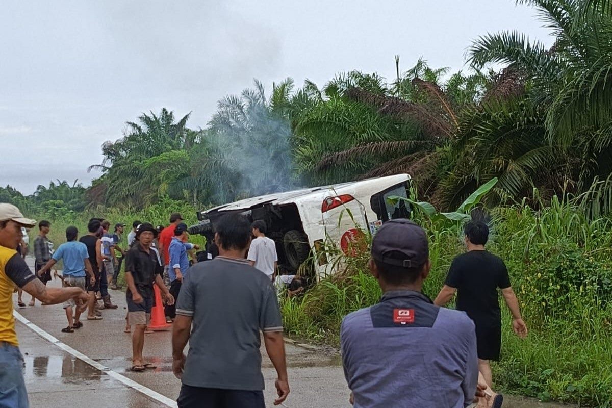 Kronologi Kecelakaan Berujung Pembakaran Bus dan Penutupan Jalan Hauling di Tabang