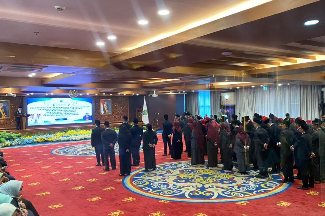 Gubernur Kaltim Lantik 91 Pejabat, Pengisian Jabatan Kosong Dilakukan Bertahap