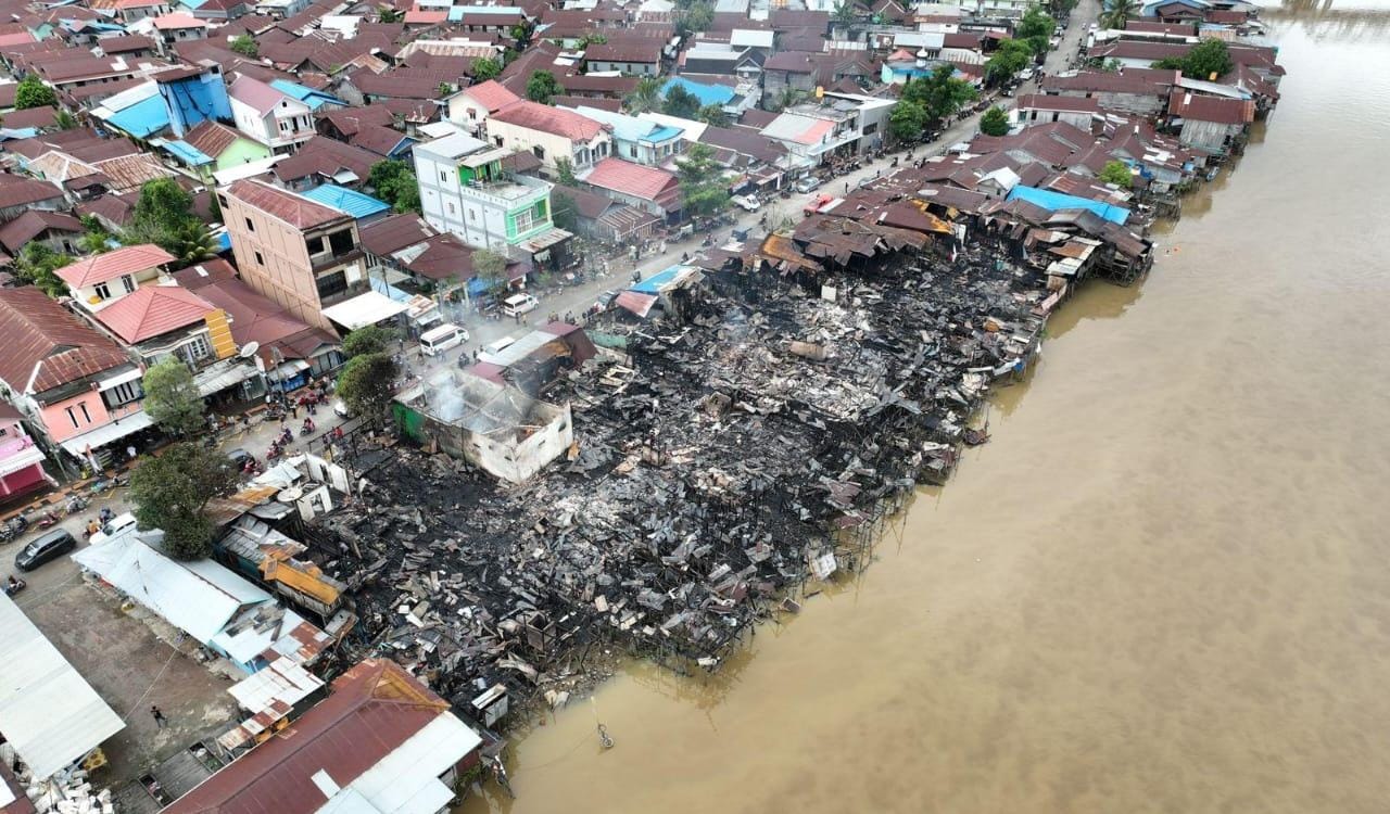 28 Rumah di Kabupaten Berau Ludes, 55 Orang Kehilangan Tempat Tinggal Akibat Kebakaran