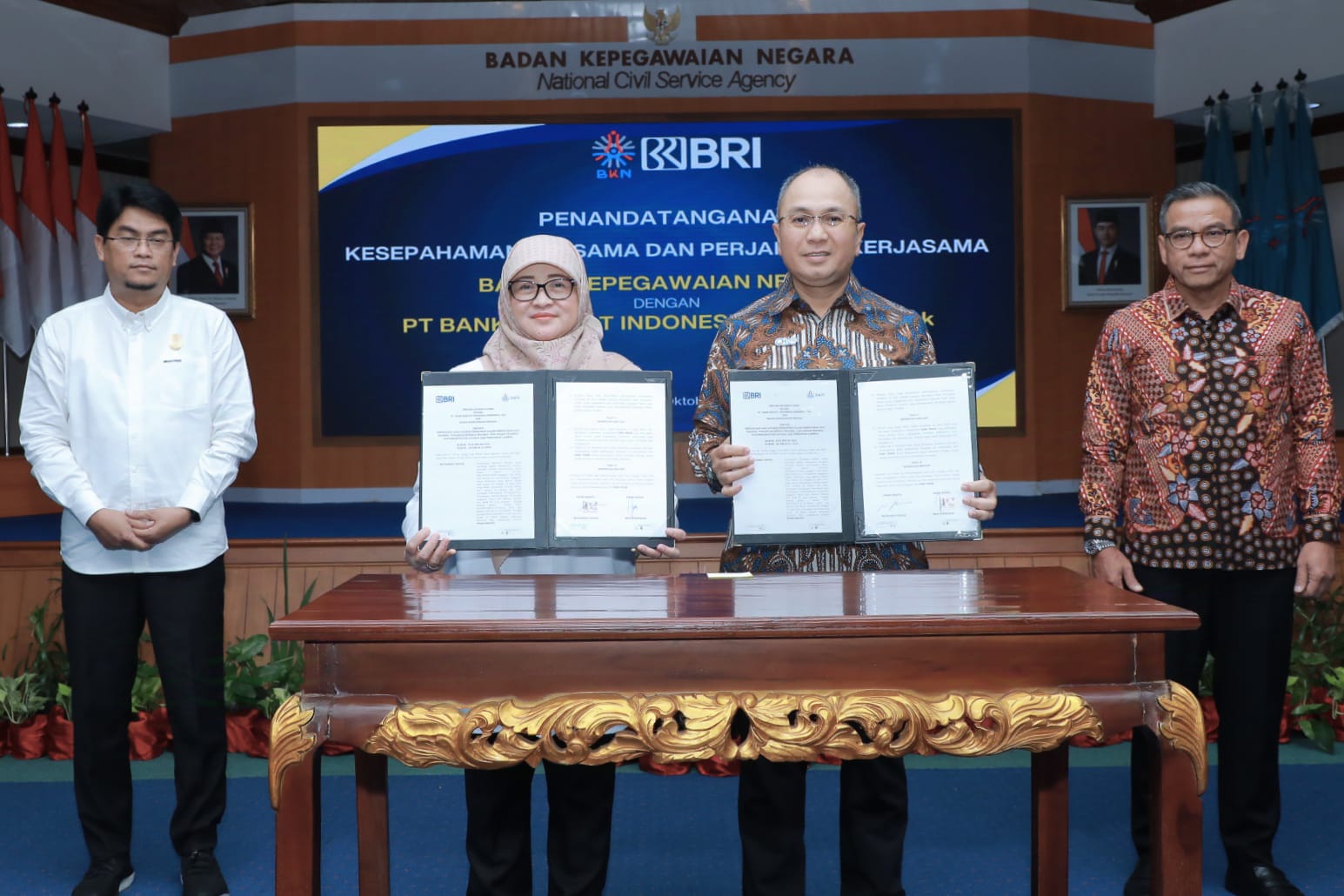 Tingkatkan Layanan Perbankan, BRI dan BKN Teken Kerja Sama