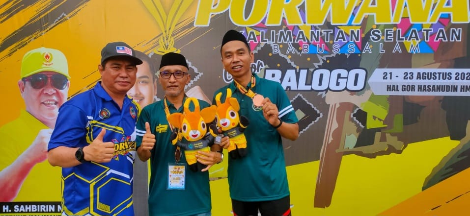 Tim Balogo PWI Kaltim Raih Medali Perunggu di Porwanas Kalsel 2024