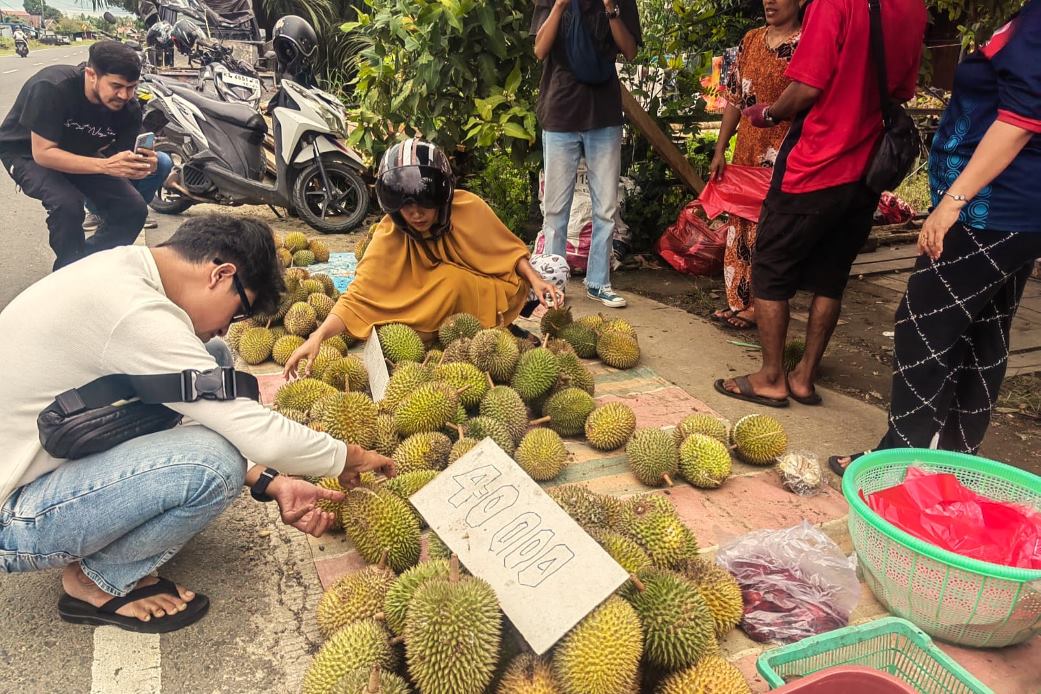 Lapak Durian Menjamur di Paser, Rp70 Ribu Bisa Dapat Ukuran Jumbo