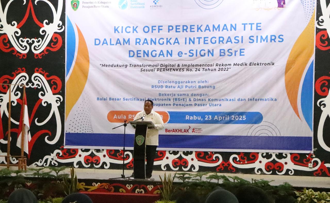Pemkab PPU Gelar Kick Off Perekaman Tanda Tangan Elektronik  
