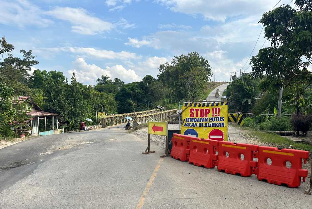 Jembatan Busui Mulai Dibangun Lagi, Pemerintah Anggarkan Rp17,8 Miliar