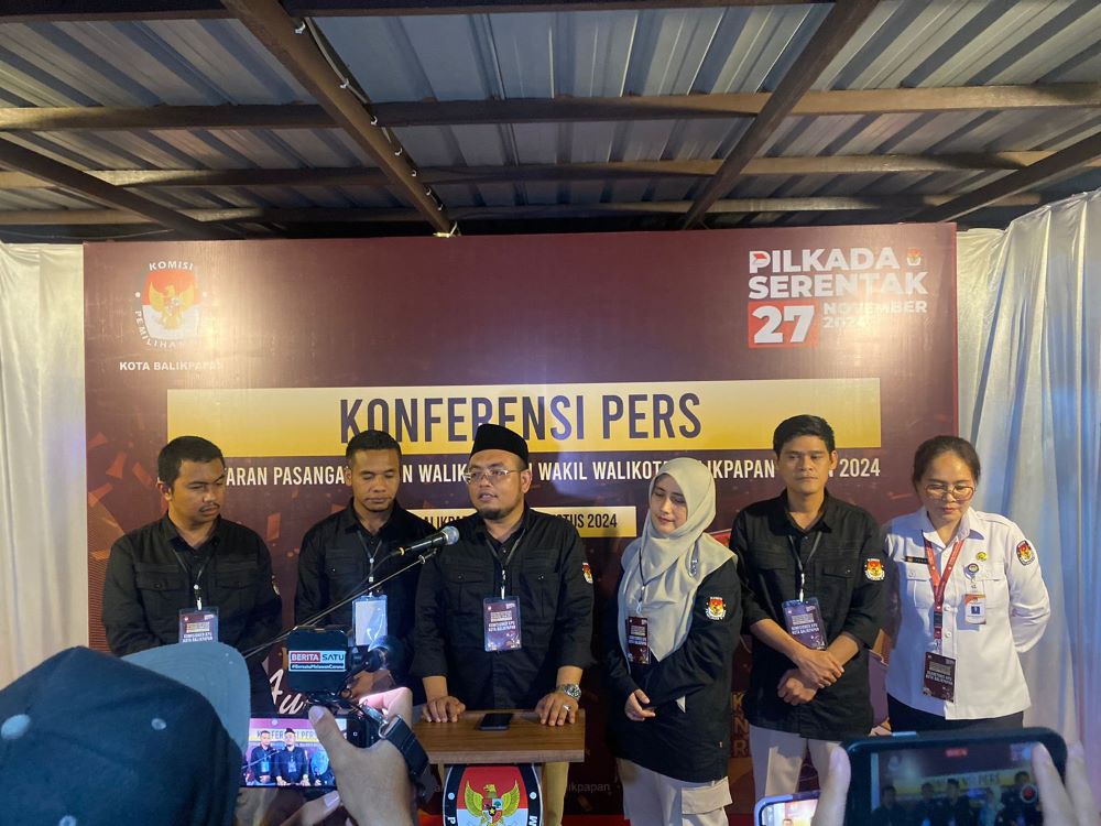 KPU Balikpapan Nyatakan Proses Pendaftaran Bapaslon di Pilkada 2024 Berjalan Lancar