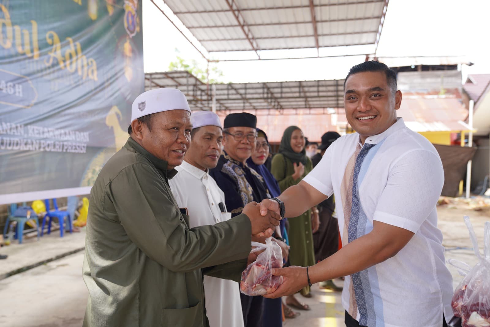 Polres Paser Potong 12 Hewan Kurban untuk Iduladha 1446 H  