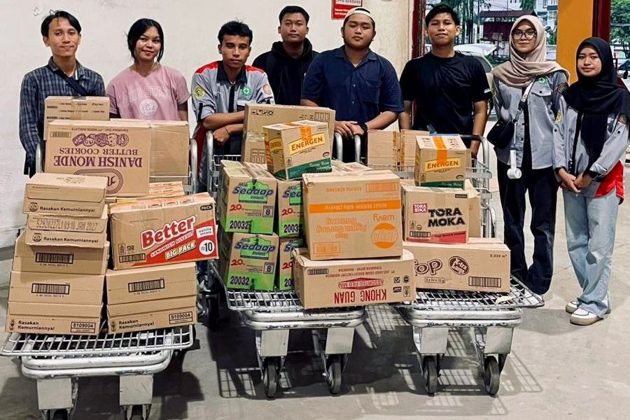 Ormawa Uniba Gagas Aksi Kemanusiaan untuk Korban Banjir Sumatra, Donasi Tembus Rp20 Juta