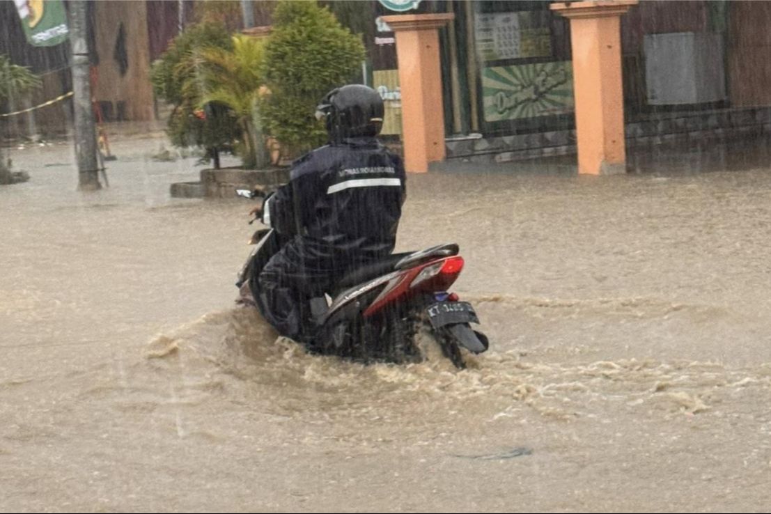 Hujan Sebentar, Beberapa Daerah di Bontang Banjir