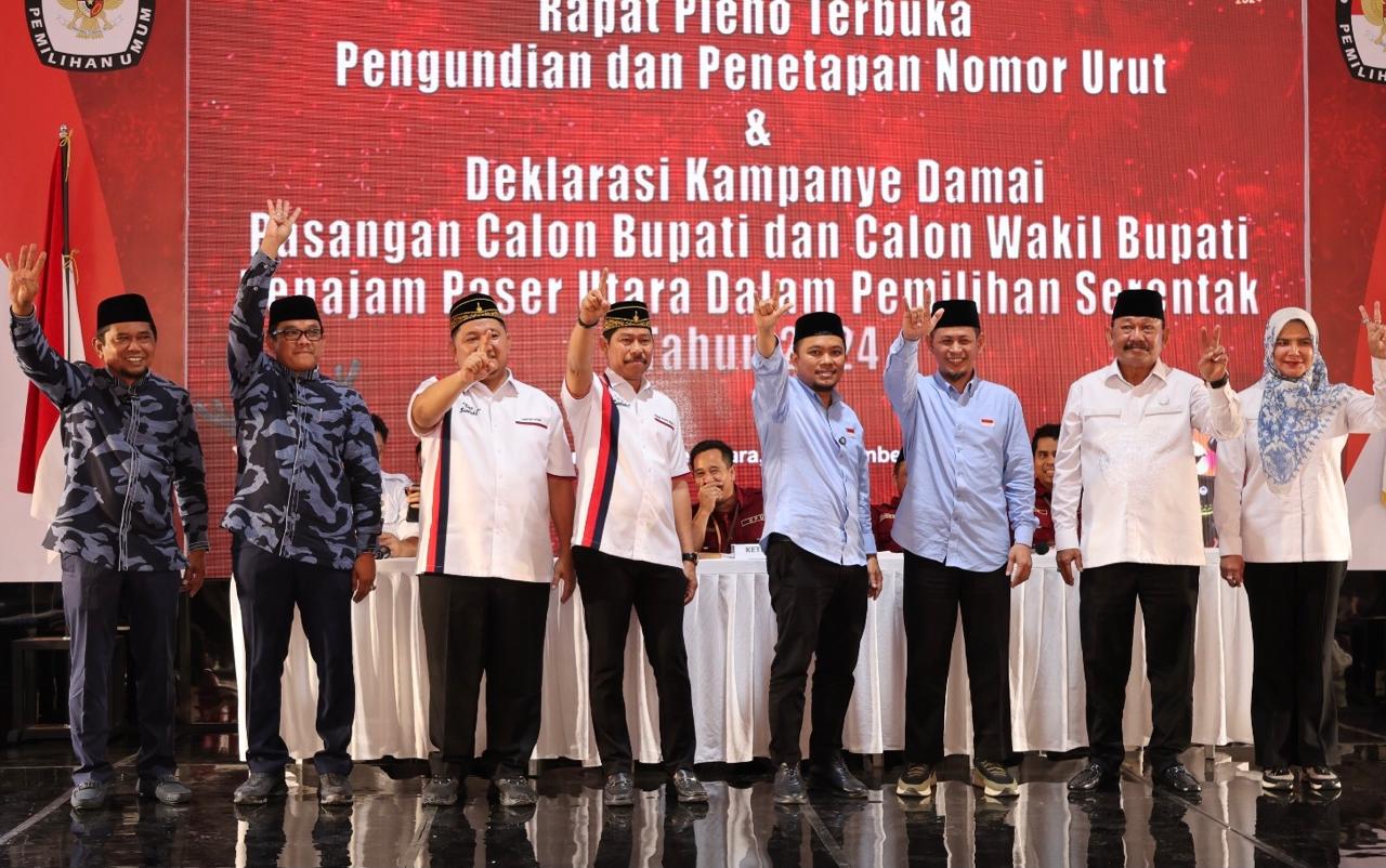 KPUD PPU Undi Nomor Urut 4 Bacalon Kepala Daerah, Ini Urutannya...