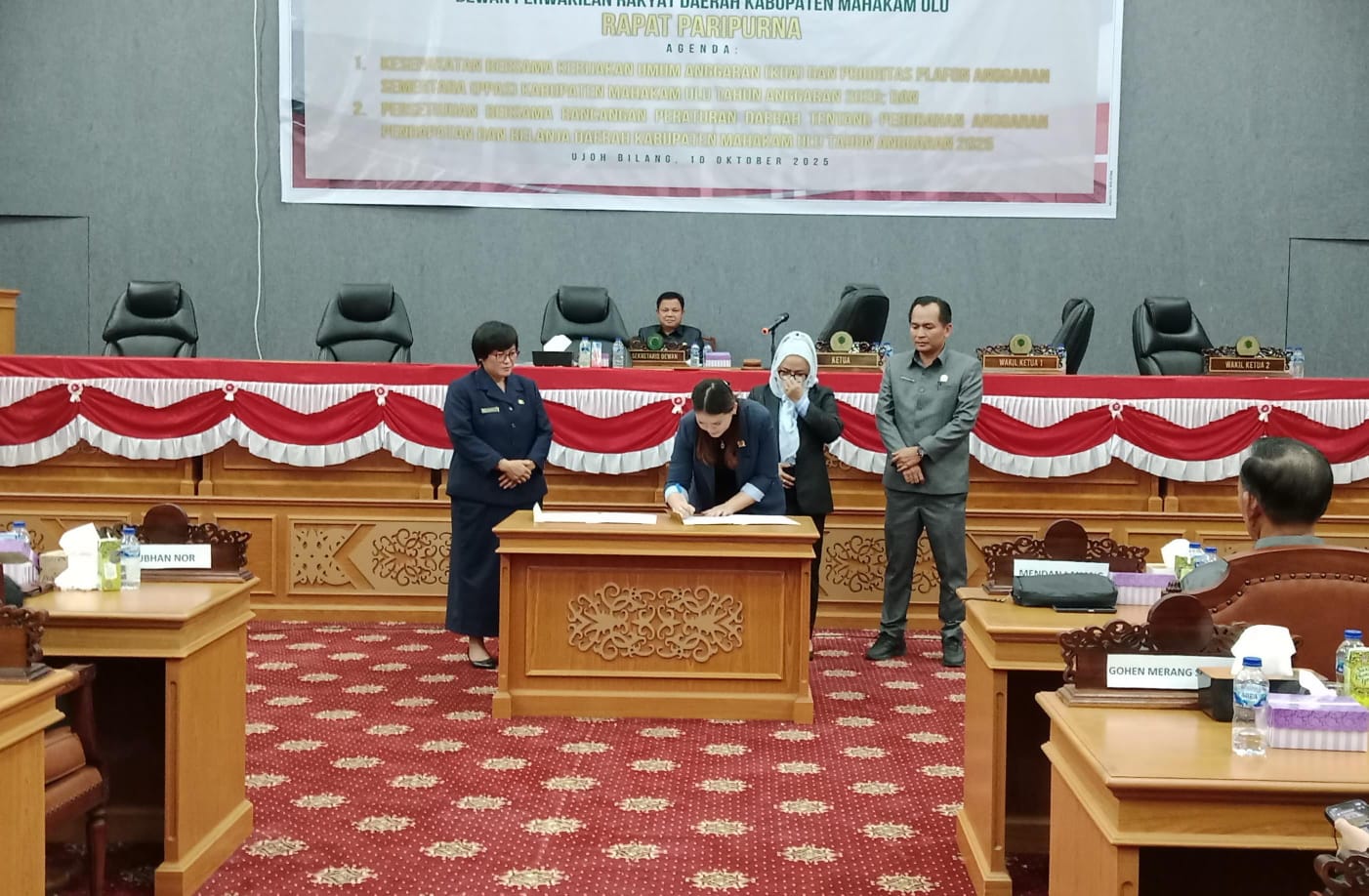 Rancangan KUA PPAS 2026 Telah Disepakati, Proyeksi Pendapatan Mahulu Turun Drastis 