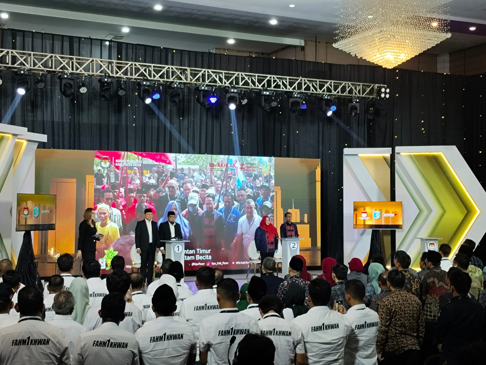 Debat Perdana Pilkada Paser, Strategi Paslon 01 dan 02 Tingkatkan SDM hingga Kurangi Pengangguran