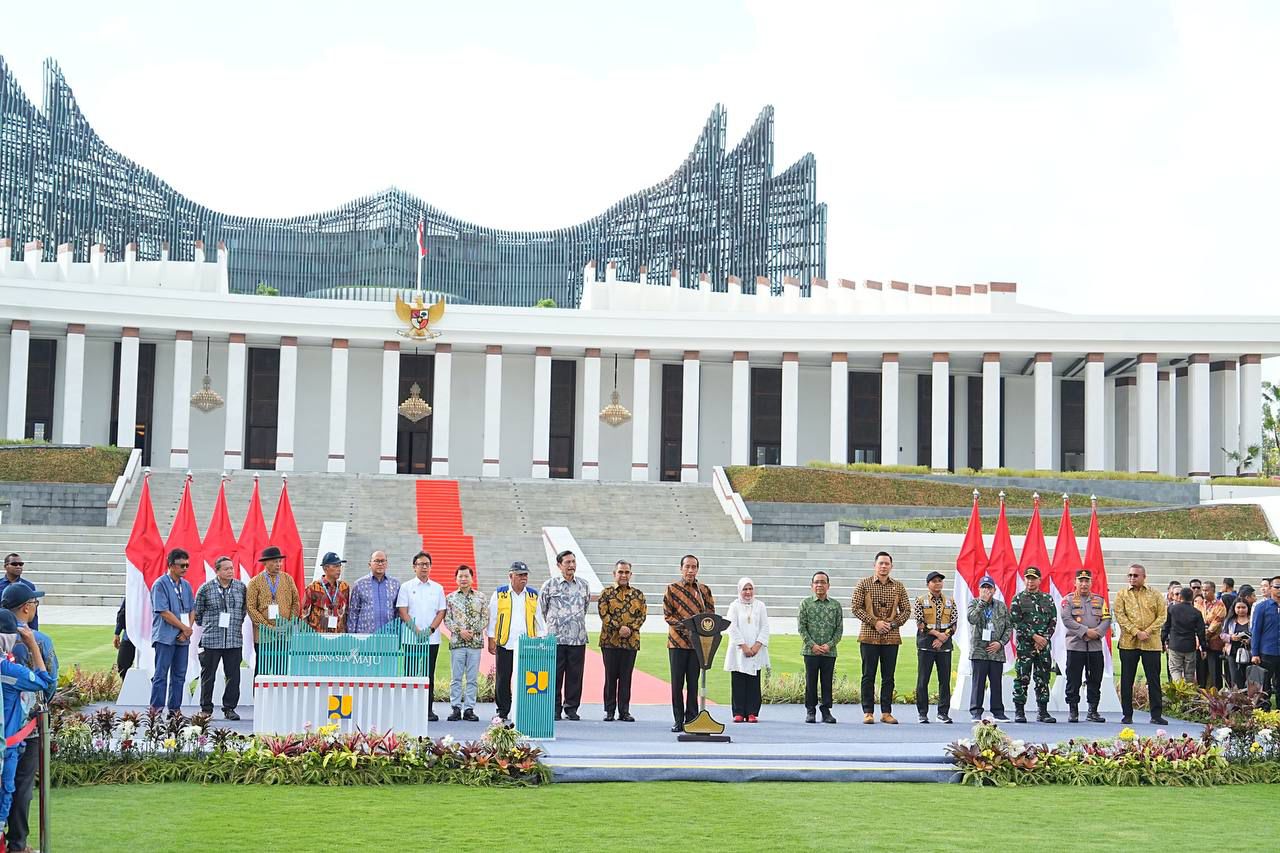 Jokowi Resmikan Istana Kepresidenan di IKN, Istana Garuda Tunggu Prabowo Dilantik 