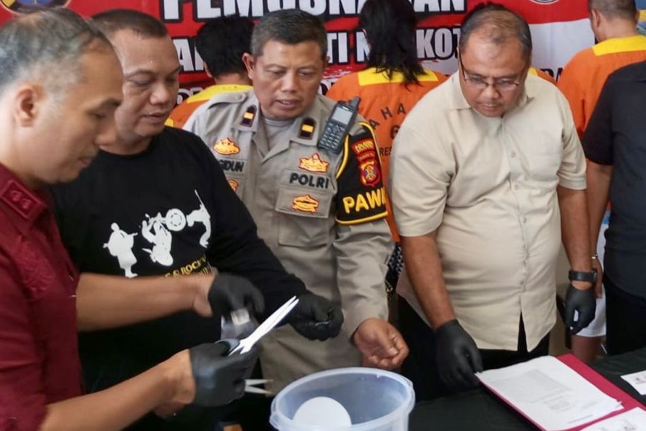 Polresta Balikpapan Musnahkan 13,88 Gram Sabu dari 15 Perkara Narkotika, Residivis Mendominasi