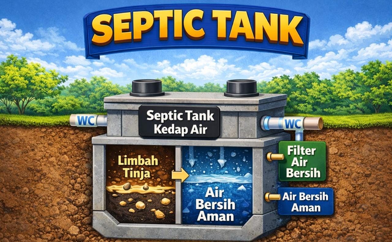 PUPR Kutai Barat Genjot Program Sanitasi, Ratusan Rumah Terpasang Septic Tank