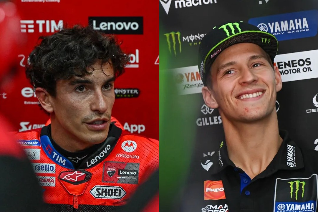 Hasil Tes Resmi MotoGP 2025 Hari Pertama: Quartararo Perkasa, Marquez Menempel Ketat 
