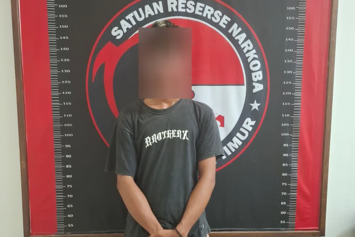 Polres Kutim Tangkap Pengedar Sabu di Karya Baru, 87 Gram Barang Bukti Disita